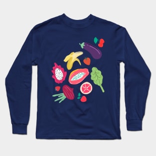 Fruit and Vegetables Long Sleeve T-Shirt